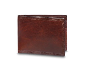 Bosca Italia Dolce Small Bifold Wallet Brown | AUEGJ14355