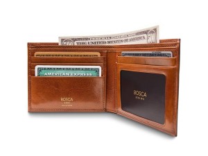 Bosca Italia Executive I.D. Wallet Brown | DAUKV92921