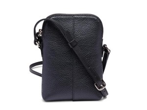 Bosca Italia London Crossbody Mini Purse Black | YAUVQ89326