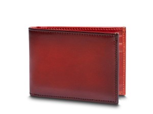 Bosca Small Bifold Wallet Dark Red | LAUSX74339