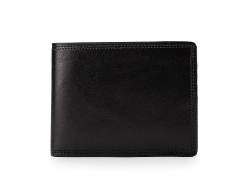 Bosca 8 Pocket Deluxe Executive Wallet Black | AUJBT62836