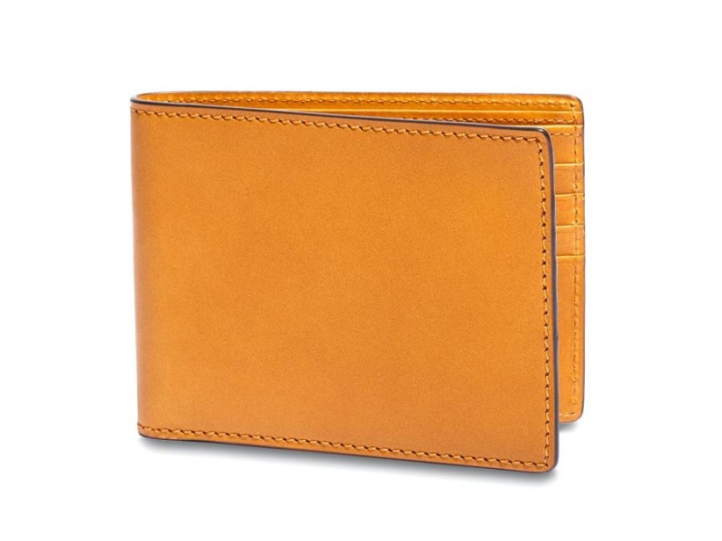 Bosca 8 Pocket Deluxe Executive Wallet Yellow | AUJKU60653