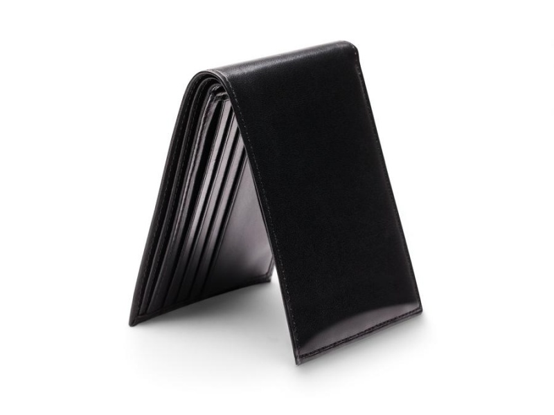 Bosca 8 Pocket Wallet Black | YAUVQ59182