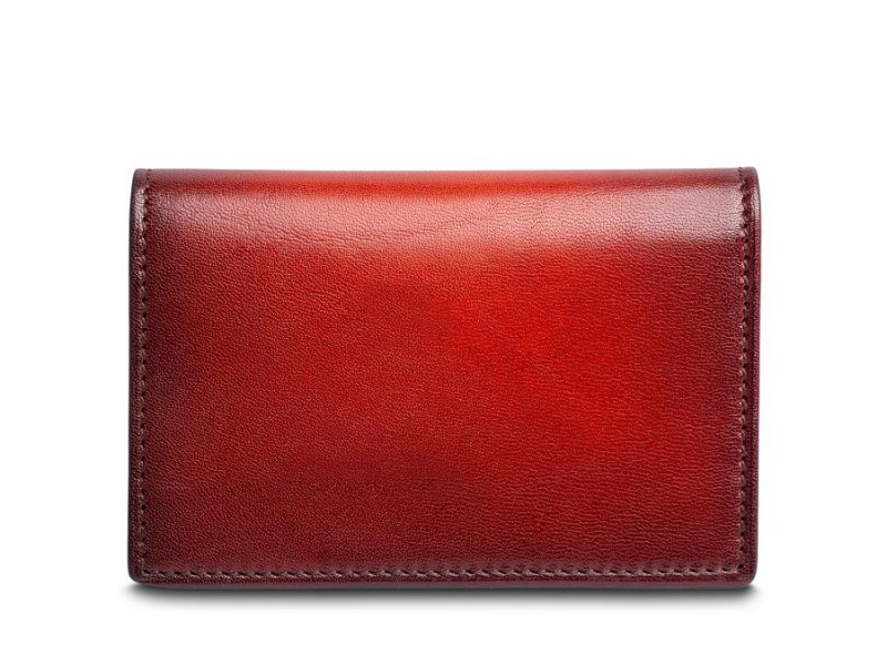 Bosca Calling Card Case Dark Red | AUCVG79656