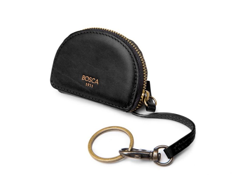 Bosca Coin Purse / Key Fob Black | MAUFT32852