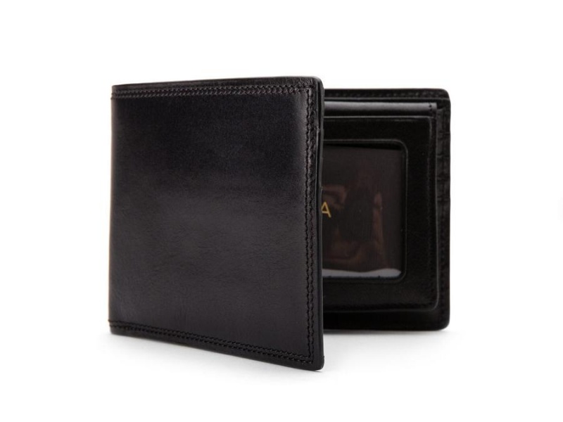 Bosca Credit Wallet w/I.D. Passcase Black | AUIIZ36468