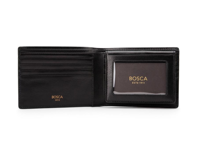 Bosca Credit Wallet w/I.D. Passcase Black | AUIIZ36468