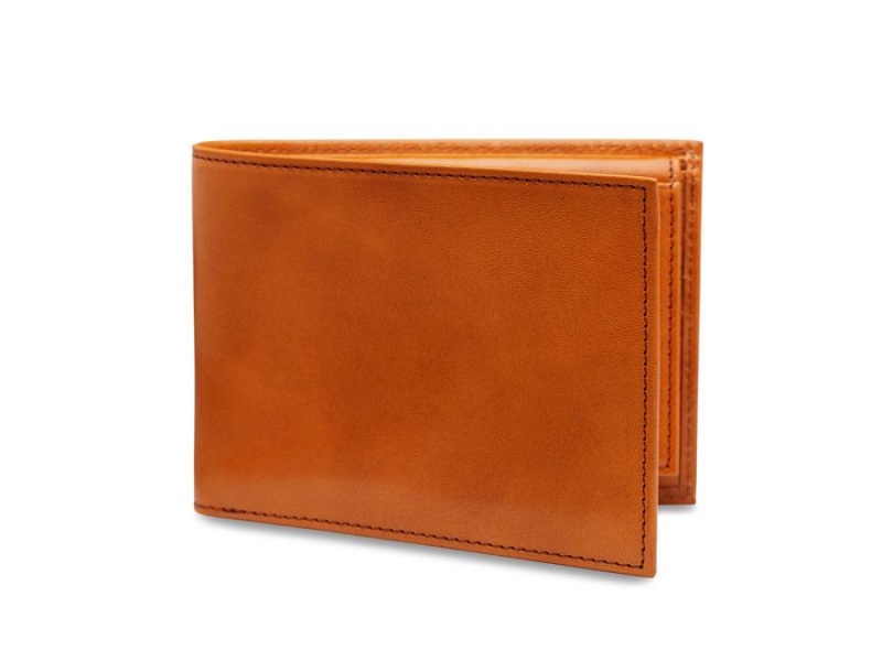 Bosca Credit Wallet with I.D. Passcase -Saddle- Brown | GAUEC82493