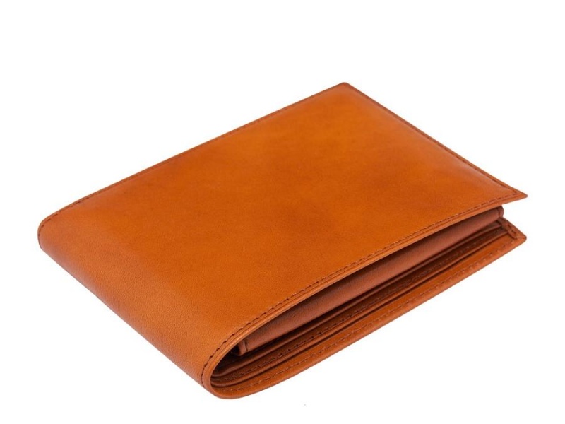 Bosca Credit Wallet with I.D. Passcase -Saddle- Brown | GAUEC82493