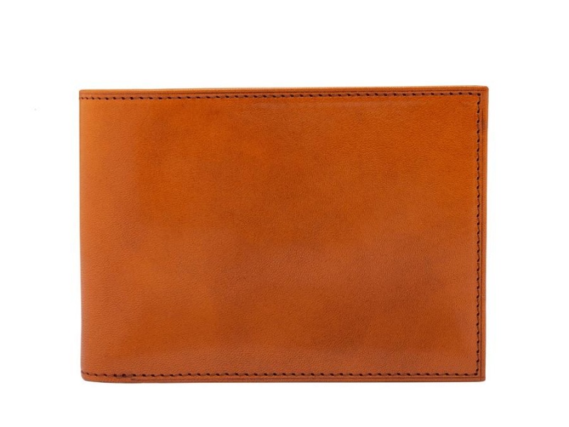 Bosca Credit Wallet with I.D. Passcase -Saddle- Brown | GAUEC82493