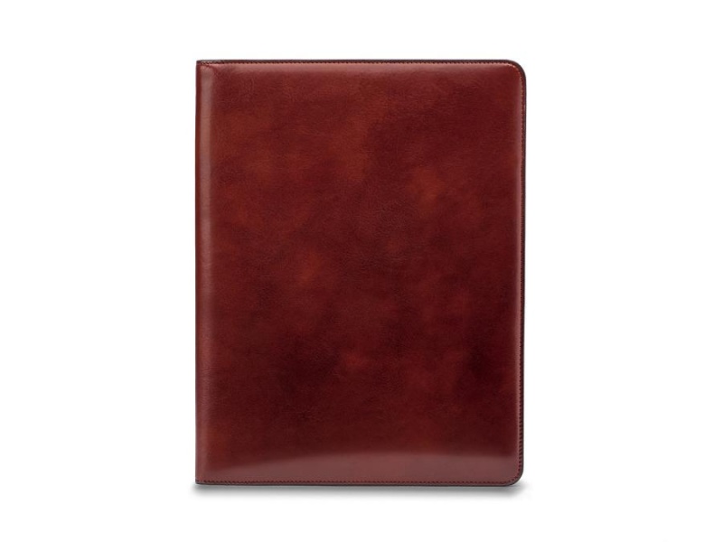 Bosca Deluxe Leather Portfolio Brown | QAUWA96458