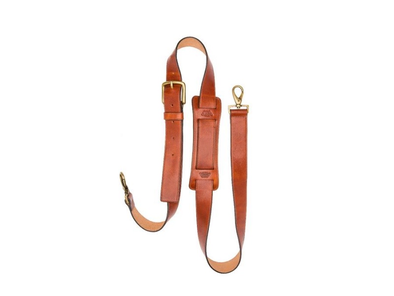 Bosca Dolce Deluxe All Leather Shoulder Strap Brown | XAUBH13677