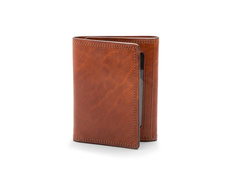 Bosca Double I.D. Trifold Wallet Brown | AUIIZ90524