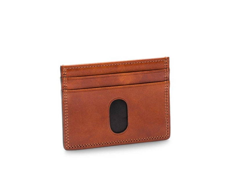 Bosca Easy-Access Card Wallet Brown | EAUHC70830