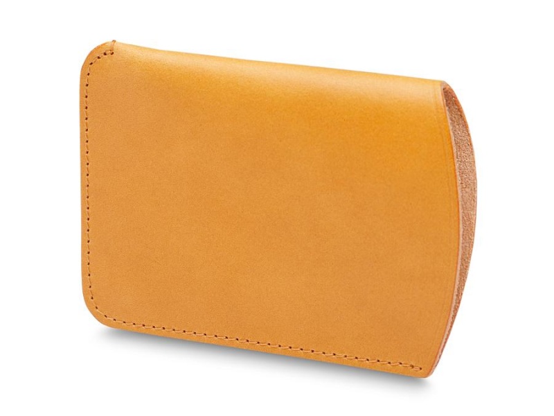 Bosca Envelope Card Case Yellow | AAUDF96189