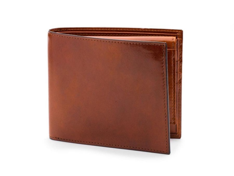 Bosca Euro Credit Wallet w/ ID Passcase Brown | AAUWC19033