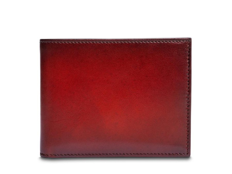 Bosca Executive ID Bifold Dark Red | EAUHC27398