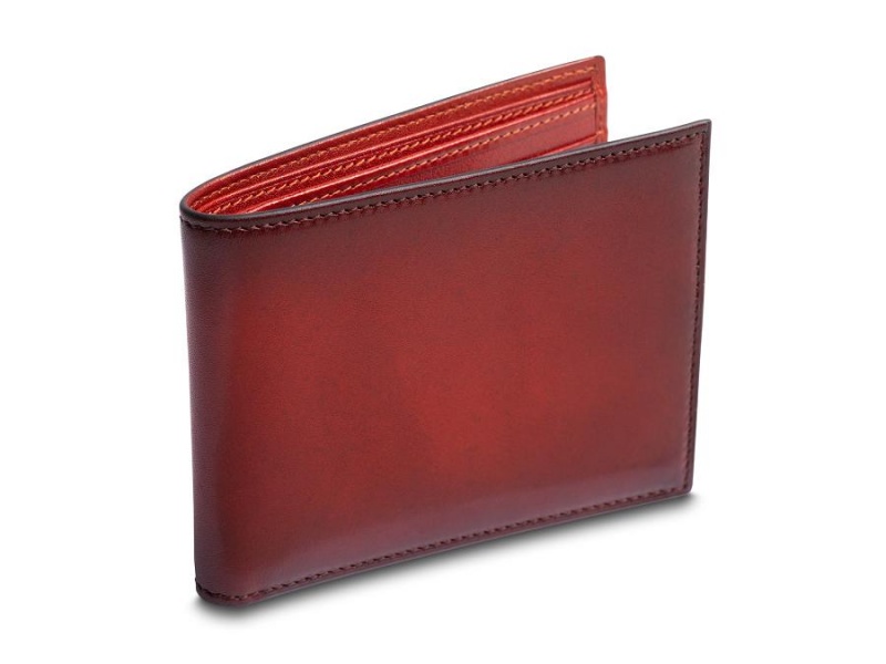 Bosca Executive ID Bifold Dark Red | EAUHC27398