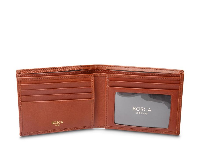 Bosca Executive I.D. Wallet Brown | XAUGW18622