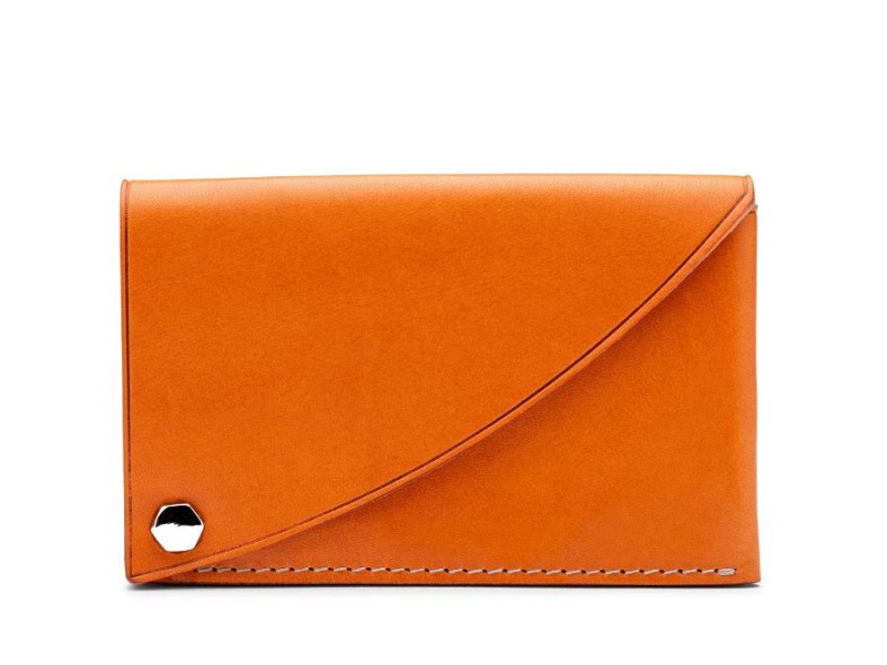 Bosca Flipper Card Case Orange | EAUVG37409