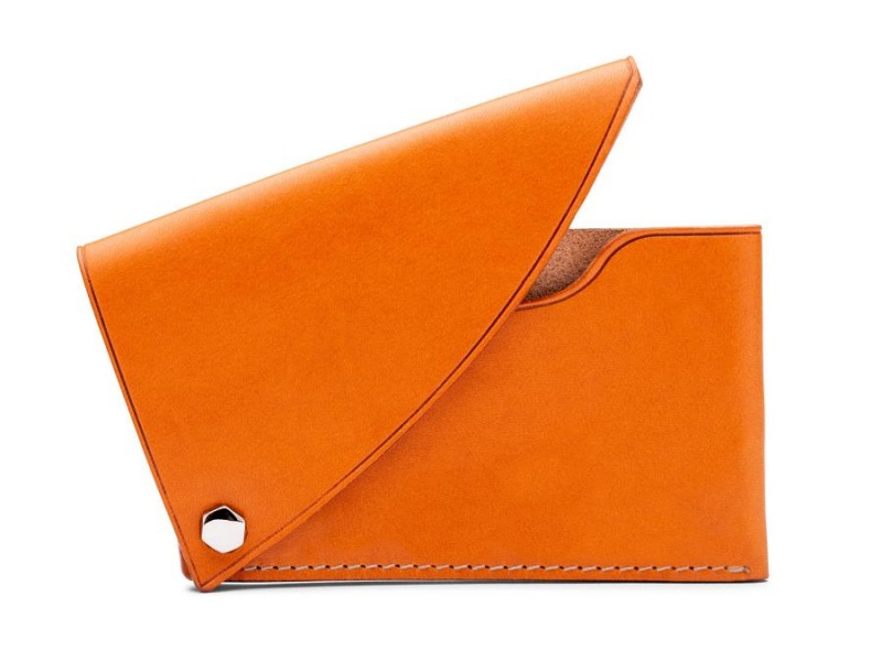 Bosca Flipper Card Case Orange | EAUVG37409