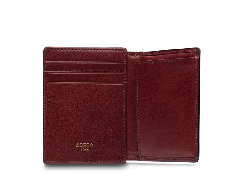 Bosca Front Pocket I.D. Wallet Red | AUDYB15110