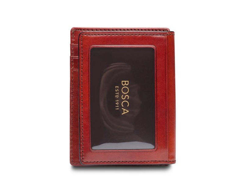 Bosca Front Pocket I.D. Wallet Red | AUDYB15110