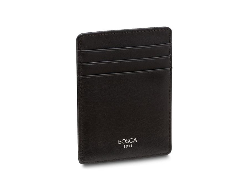 Bosca Front Pocket Wallet Black | AUZPD34628