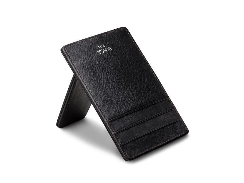 Bosca Front Pocket Wallet Black | AUZPD34628