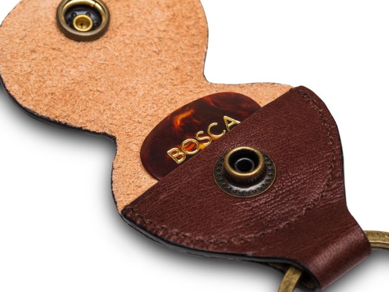 Bosca Guitar Pick Key Fob Brown | YAUVQ63723