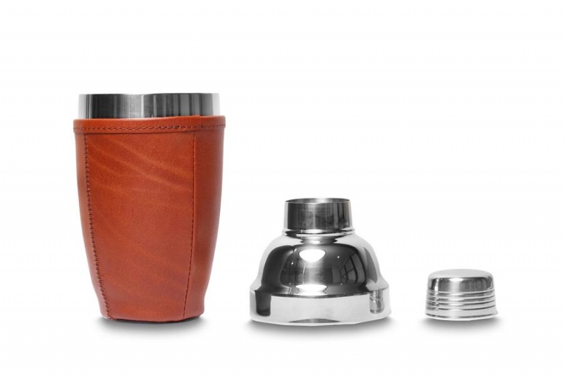 Bosca Hollywood Cocktail Shaker Brown | BAUSD88221