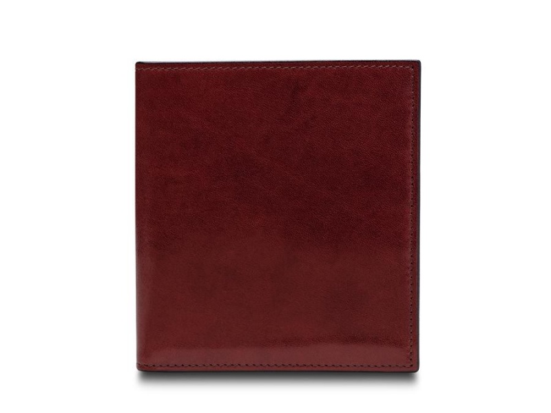 Bosca Italia 12 Pocket Wallet Dark Red | QAUWA20353