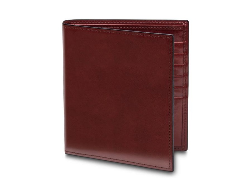 Bosca Italia 12 Pocket Wallet Dark Red | QAUWA20353