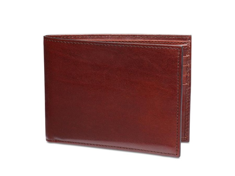 Bosca Italia 8 Pocket Wallet Brown | LAUSX59459