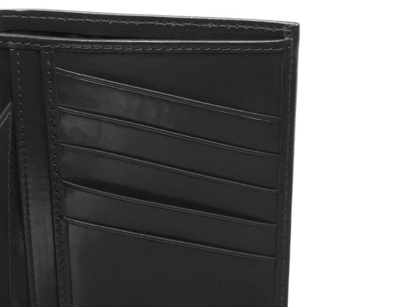 Bosca Italia Coat Pocket Wallet Black | ZAUNQ96136