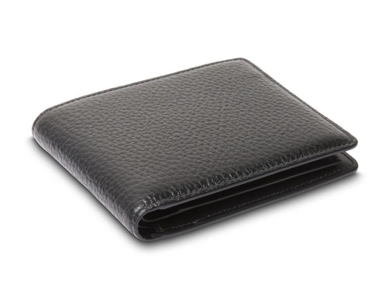 Bosca Italia Credit Wallet w/ I.D. Passcase Black / Brown | AUQAV48560