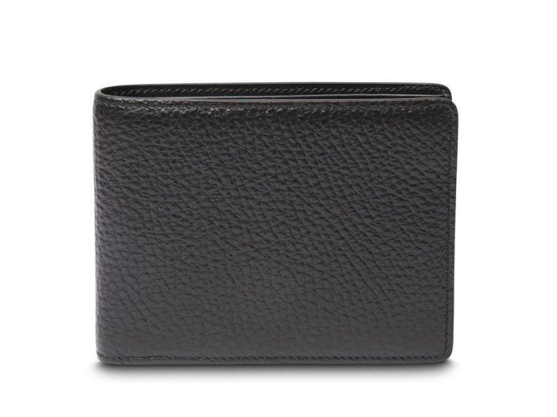 Bosca Italia Credit Wallet w/ I.D. Passcase Black / Brown | AUQAV48560