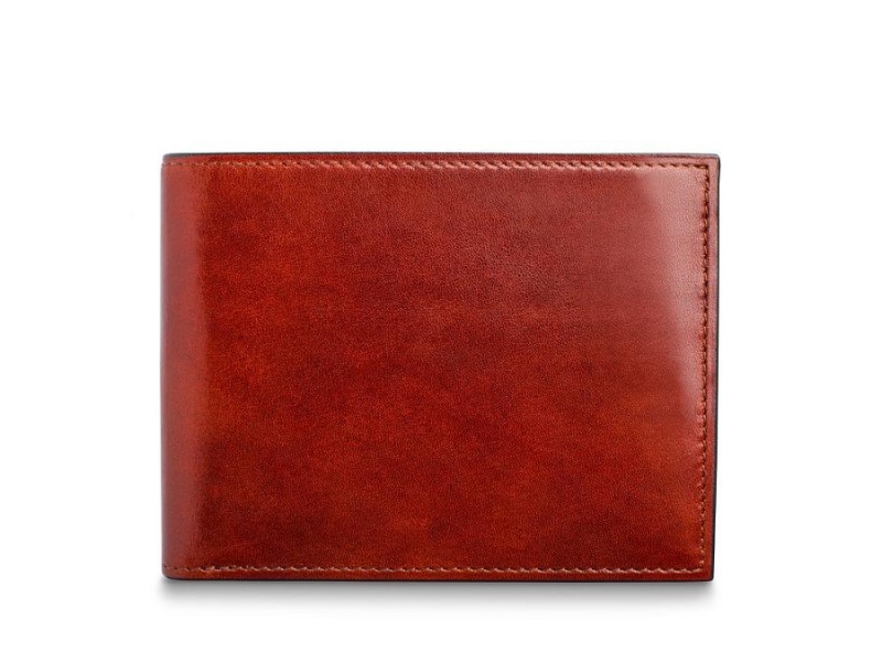 Bosca Italia Credit Wallet with I.D. Passcase Brown | XAUGW64070