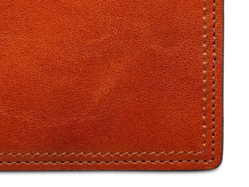 Bosca Italia Dolce Calling Card Case Brown | AUCIF29026