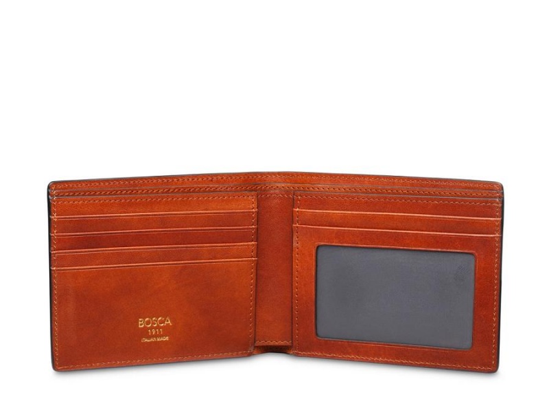 Bosca Italia Dolce Executive I.D. Wallet - RFID Brown | LAUSX93574