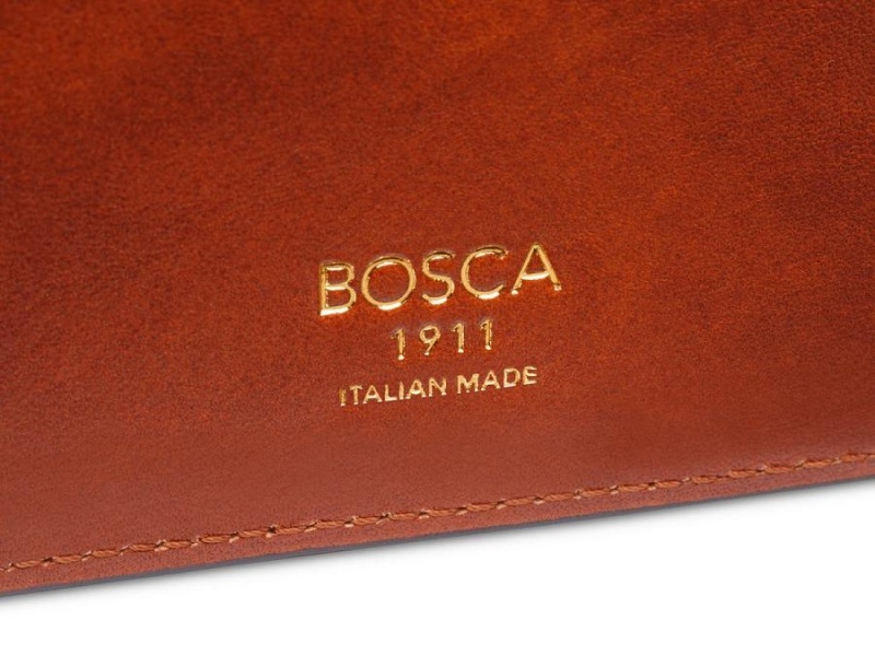 Bosca Italia Dolce Executive I.D. Wallet - RFID Brown | LAUSX93574