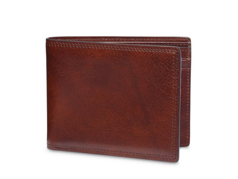 Bosca Italia Dolce Executive I.D. Wallet - RFID Brown | LAUSX93574