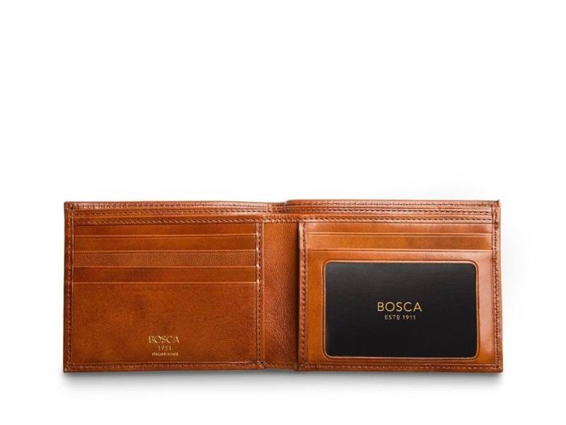 Bosca Italia Executive I.D. Wallet Brown | AUZPD99582