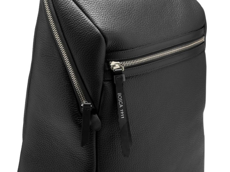 Bosca Italia Metro Backpack Black | AUQCS60346