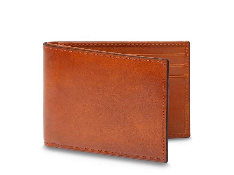 Bosca Italia Small Bifold Wallet - RFID Brown | BAUSD85254