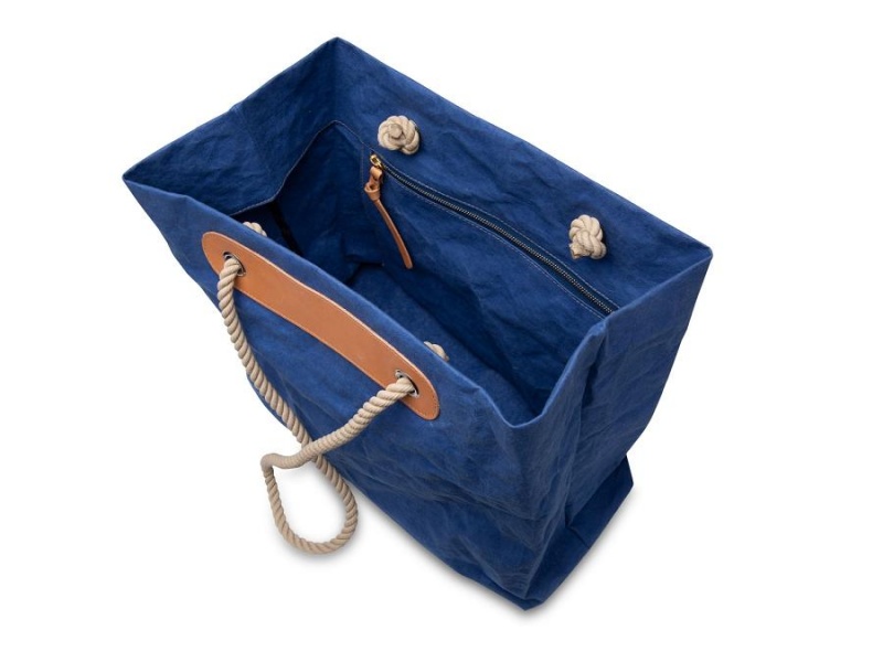 Bosca La Carta Beach Tote Blue | AAUWC76330