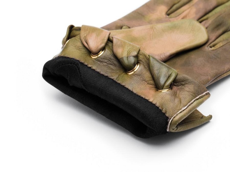 Bosca Lambskin Glove w/ Cashmere Lining Camo Camo | YAUVQ19170