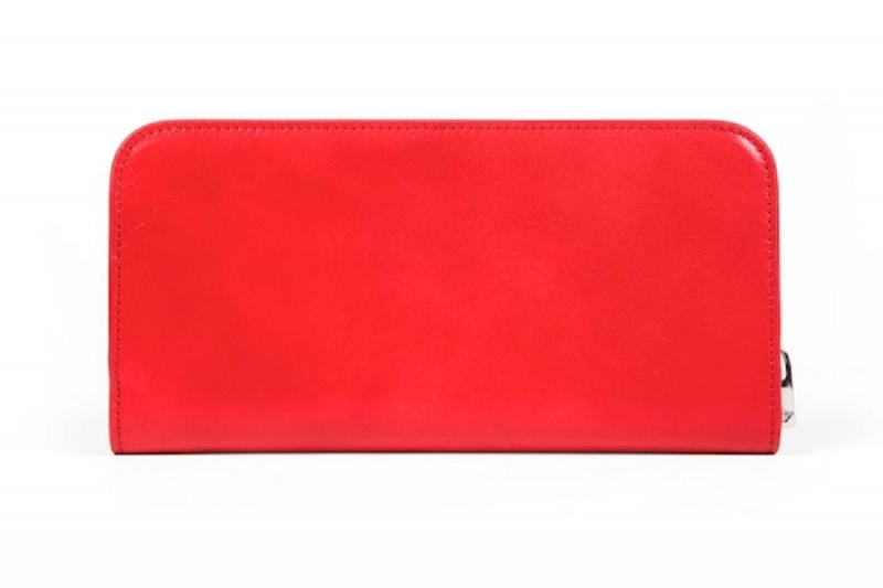 Bosca Large Snap Clutch Red | LAUSX39649