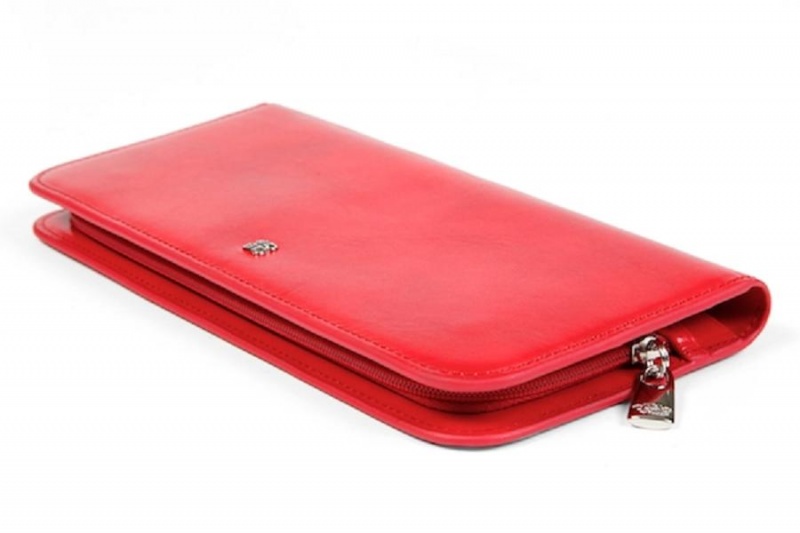 Bosca Large Snap Clutch Red | LAUSX39649