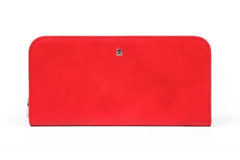 Bosca Large Snap Clutch Red | LAUSX39649